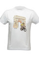 NU. BY HOLOKOLO Kolarska koszulka z krótkim rękawem - LE TOUR PARIS - biały