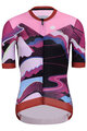 RIVANELLE BY HOLOKOLO Krótka koszulka kolarska i spodenki - SUNSET ELITE LADY LI - czarny/kolorowy/różowy