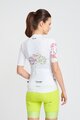 RIVANELLE BY HOLOKOLO Krótka koszulka kolarska i spodenki - MAAPPI ELITE LADY - żółty/biały
