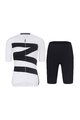 RIVANELLE Krótka koszulka kolarska i spodenki - MISSVELOAIRE - czarny/biały