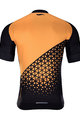 HOLOKOLO Koszulka kolarska z krótkim rękawem - DUSK - pomarańczowy/czarny