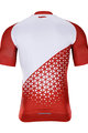 HOLOKOLO Krótka koszulka kolarska i spodenki - DUSK - czerwony/czarny/biały