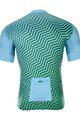 HOLOKOLO Krótka koszulka kolarska i spodenki - DAYBREAK - jasnoniebieski/czarny/zielony