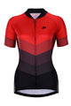HOLOKOLO Koszulka kolarska z krótkim rękawem - NEW NEUTRAL LADY - czerwony/czarny