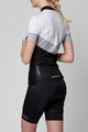 HOLOKOLO Krótka koszulka kolarska i spodenki - NEW NEUTRAL LADY - czarny/biały