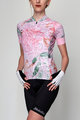 HOLOKOLO Krótka koszulka kolarska i spodenki - BLOSSOM LADY - kolorowy/różowy