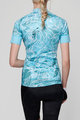 HOLOKOLO Krótka koszulka kolarska i spodenki - BLOSSOM LADY - jasnozielony/kolorowy
