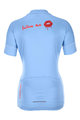 HOLOKOLO Koszulka kolarska z krótkim rękawem - CASSIS LADY - niebieski