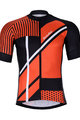 HOLOKOLO Koszulka kolarska z krótkim rękawem - TRACE - pomarańczowy/czarny