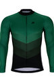 HOLOKOLO Letnia koszulka kolarska z długim rękawem - NEW NEUTRAL SUMMER - zielony/czarny
