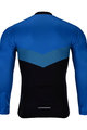 HOLOKOLO Letnia koszulka kolarska z długim rękawem - NEW NEUTRAL SUMMER - niebieski/czarny