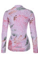 HOLOKOLO Koszulka kolarska z długim rękawem i spodnie - BLOSSOM LADY SMR - czarny/różowy