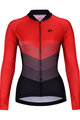 HOLOKOLO Koszulka kolarska z długim rękawem i spodnie - NEW NEUTRAL LADY SMR - czerwony/czarny