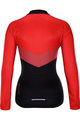 HOLOKOLO Letnia koszulka kolarska z długim rękawem - NEW NEUTRAL LADY SMR - czerwony/czarny