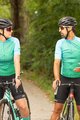 HOLOKOLO Krótka koszulka kolarska i spodenki - DAYBREAK LADY - czarny/jasnoniebieski/zielony