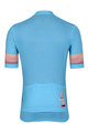 HOLOKOLO Koszulka kolarska z krótkim rękawem - RAINBOW - jasnoniebieski