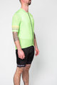 HOLOKOLO Koszulka kolarska z krótkim rękawem - RAINBOW - zielony