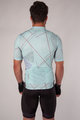 HOLOKOLO Koszulka kolarska z krótkim rękawem - SPARKLE - jasnozielony