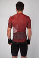 HOLOKOLO Koszulka kolarska z krótkim rękawem - SPARKLE - czerwony