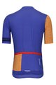 HOLOKOLO Krótka koszulka kolarska i spodenki - GREAT ELITE - niebieski/czarny/pomarańczowy