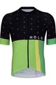 HOLOKOLO Krótka koszulka kolarska i spodenki - OPTIMISTIC ELITE - czarny/zielony