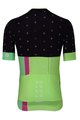 HOLOKOLO Koszulka kolarska z krótkim rękawem - OPTIMISTIC ELITE - zielony/czarny