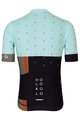 HOLOKOLO Krótka koszulka kolarska i spodenki - GRATEFUL ELITE - czarny/jasnoniebieski