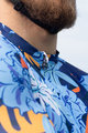 HOLOKOLO Koszulka kolarska z krótkim rękawem - PASSIONATE ELITE - biały/pomarańczowy/niebieski