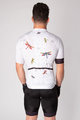 HOLOKOLO Koszulka kolarska z krótkim rękawem - ALIVE ELITE - biały/kolorowy