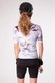 HOLOKOLO Koszulka kolarska z krótkim rękawem - CONFIDENT ELITE LADY - fioletowy/biały