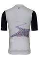 HOLOKOLO Koszulka kolarska z krótkim rękawem - AMAZING ELITE - czarny/szary/biały