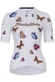 HOLOKOLO Koszulka kolarska z krótkim rękawem - CHEERFUL ELITE LADY - kolorowy/biały