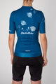 HOLOKOLO Koszulka kolarska z krótkim rękawem - CHARMING ELITE LADY - niebieski/jasnoniebieski