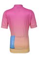 HOLOKOLO Koszulka kolarska z krótkim rękawem - CANDYBAG KIDS - żółty/różowy