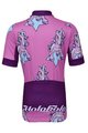 HOLOKOLO Koszulka kolarska z krótkim rękawem - UNICORNS KIDS - różowy/kolorowy