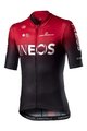 CASTELLI Koszulka kolarska z krótkim rękawem - INEOS 2020 - czerwony/czarny