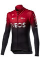 CASTELLI Zimowa koszulka kolarska z długim rękawem - INEOS 2020 WINTER - czarny/jasnoniebieski/biały