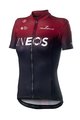 CASTELLI Koszulka kolarska z krótkim rękawem - TEAM INEOS 2019 LADY - czerwony/czarny