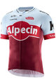 KATUSHA SPORTS Koszulka kolarska z krótkim rękawem - KATUSHA ALPECIN 2018 - bordowy/jasnoniebieski