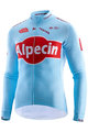 KATUSHA SPORTS Letnia koszulka kolarska z długim rękawem - ALPECIN 2019 SUMMER - jasnoniebieski/czerwony