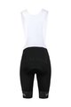 LE COL Krótkie spodnie kolarskie z szelkami - PRO LEIGHTWEIGHT - biały/czarny
