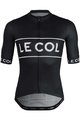 LE COL Krótka koszulka kolarska i spodenki - LE COLSPORT LOGO + S - czarny