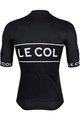 LE COL Krótka koszulka kolarska i spodenki - LE COLSPORT LOGO + S - czarny