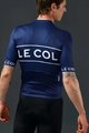 LE COL Koszulka kolarska z krótkim rękawem - SPORT LOGO - biały/niebieski