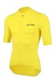 LE COL Koszulka kolarska z krótkim rękawem - PRO JERSEY II - żółty