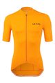 LE COL Koszulka kolarska z krótkim rękawem - HORS CATEGORIE II - pomarańczowy
