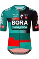 LE COL Koszulka kolarska z krótkim rękawem - BORA HANSGROHE 2023 SPORT REPLICA - czerwony/czarny/zielony