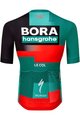 LE COL Koszulka kolarska z krótkim rękawem - BORA HANSGROHE 2023 SPORT REPLICA - czerwony/czarny/zielony