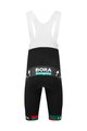 LE COL Krótkie spodnie kolarskie z szelkami - BORA HANSGROHE 2023 REPLICA SPORT - czarny