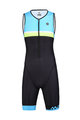 MONTON Kombinezon kolarski - WEAVO TRIATLON - czarny/żółty/niebieski